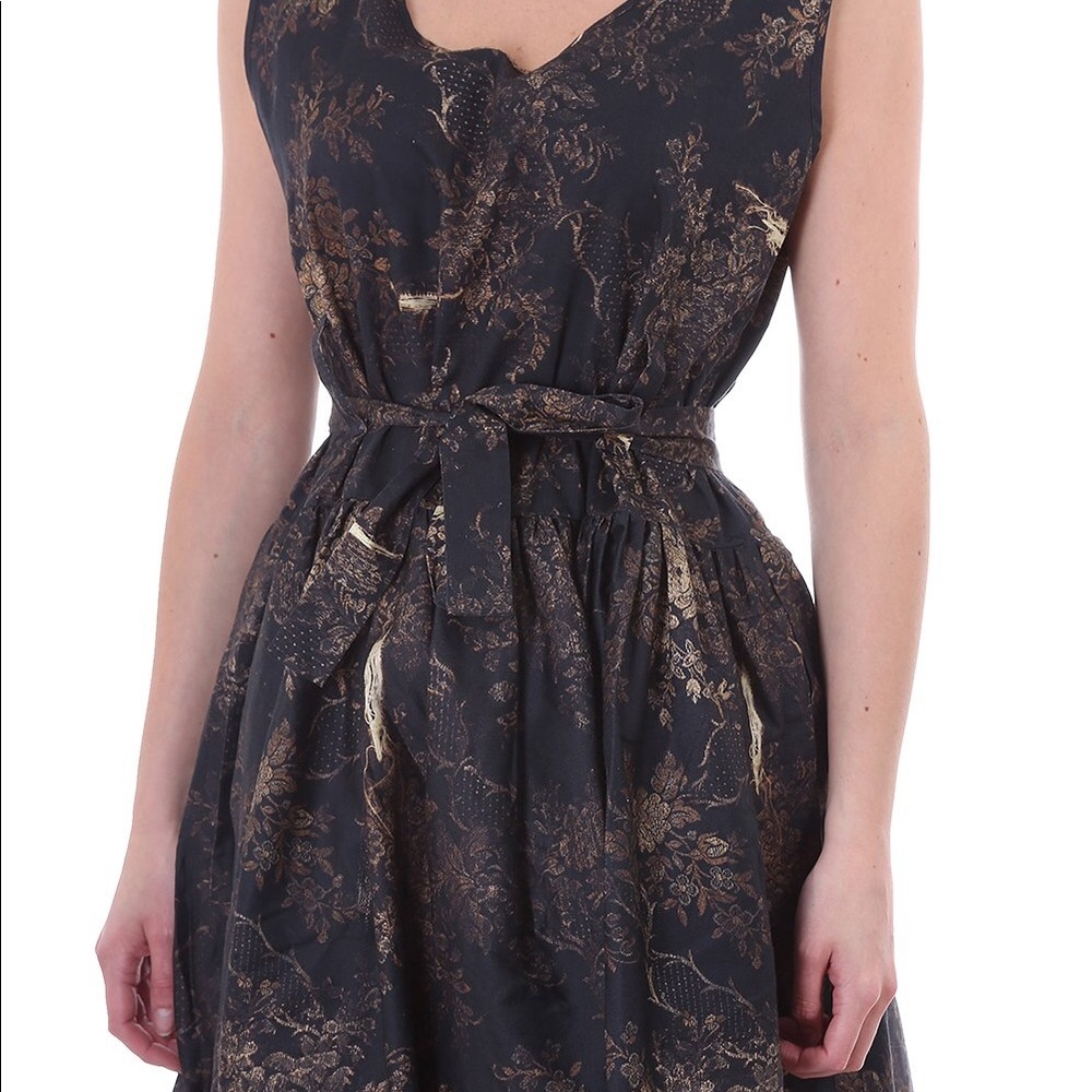 Vivienne Westwood Anglomania Floral Gabion Dress